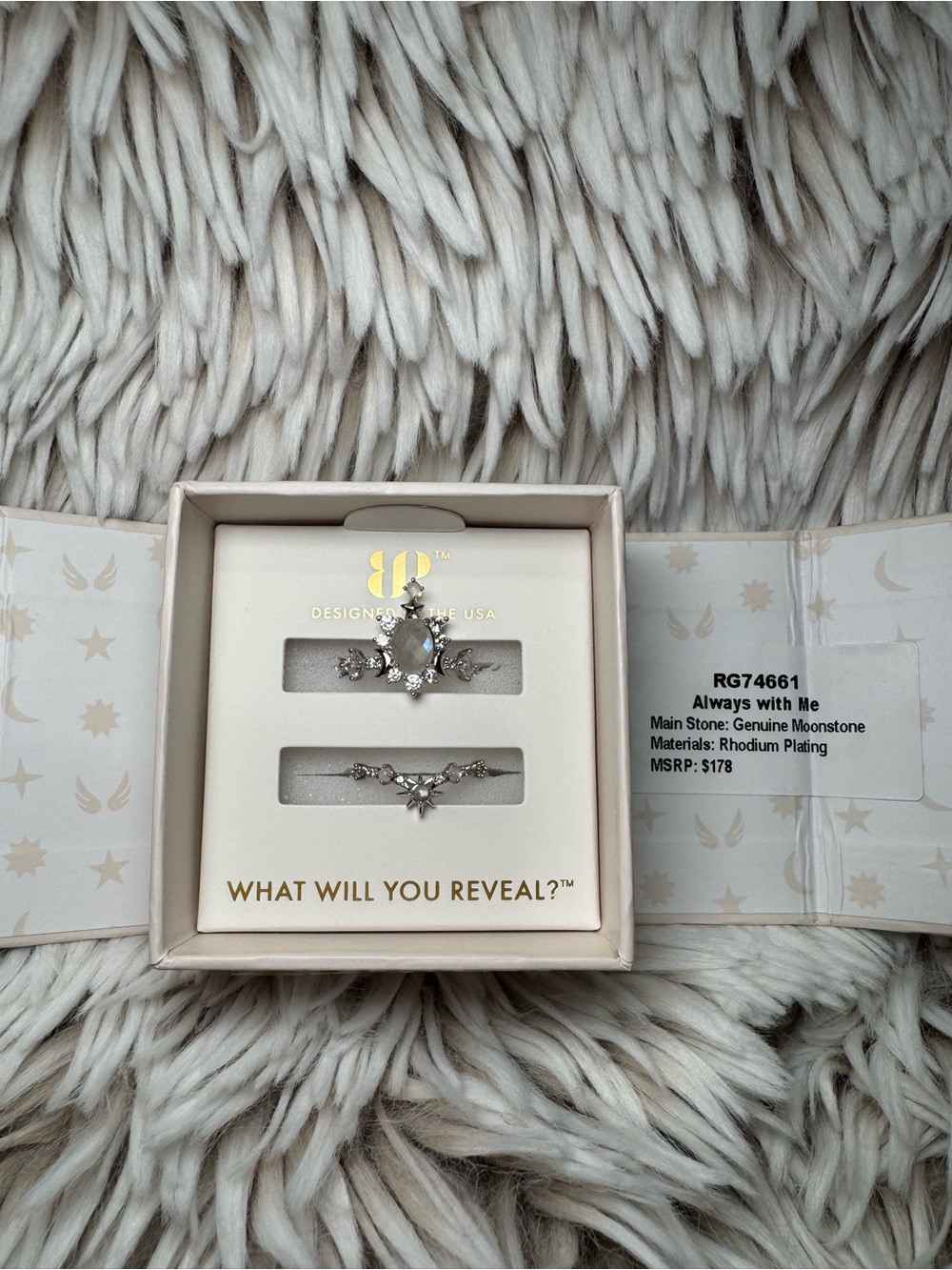 Halo Rings- two bands - Picture 3 of 5